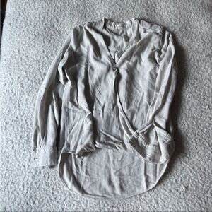 Bella Dahl xs grey blouse